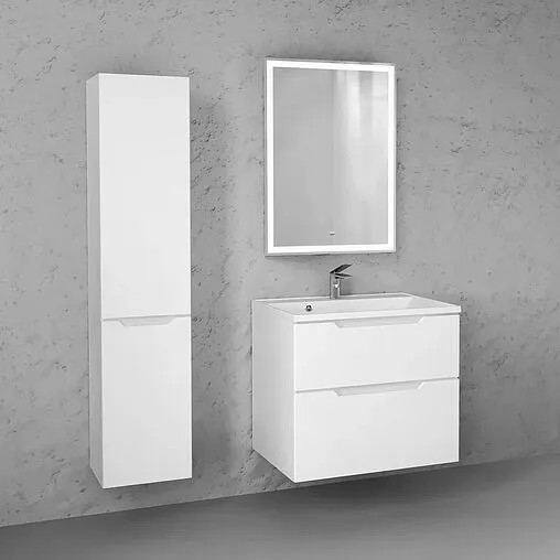 Тумба под умывальник подвесная Raval Wector 70 белый Wct.01.70/P/W/MD