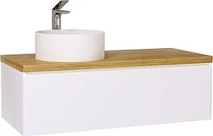 Тумба-умывальник подвесная Jorno Solis new 120 белый SolN.01.120/P/W/JR+ Тумба-умывальник подвесная Jorno Solis new 120 белый SolN.01.120/P/W/JR+, 1