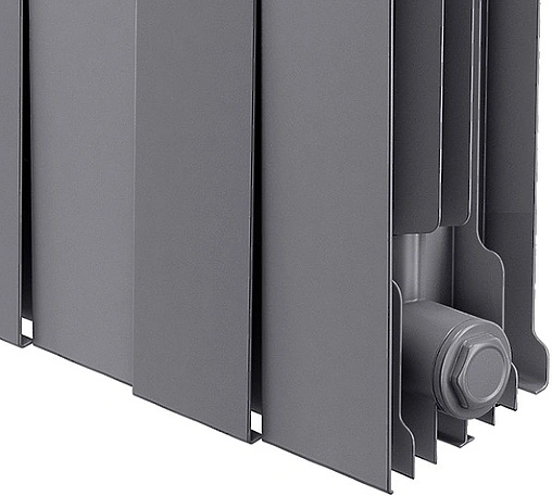 Радиатор биметаллический 16 секций Royal Thermo PianoForte 300 Silver Satin RTPSS30016