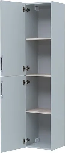 Шкаф-пенал подвесной Aquanet Алвита New 35 серый 00277560