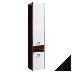 Шкаф-пенал подвесной Aqwella Commandor 30 белый/венге магия Kom.05.03/VM Шкаф-пенал подвесной Aqwella Commandor 30 белый/венге магия Kom.05.03/VM, 1