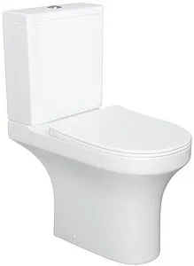 Унитаз-компакт безободковый Damixa Skyline белый DX35C8600SC Унитаз-компакт безободковый Damixa Skyline белый DX35C8600SC, 1