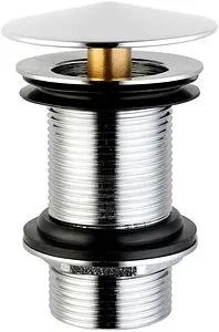 Выпуск без перекрытия для раковины без перелива VitrA хром A45145 Выпуск без перекрытия для раковины без перелива VitrA хром A45145, 1