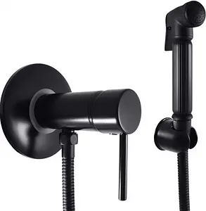 Гигиенический душ со смесителем Rav Slezak Seina чёрный матовый SE947/1CMAT, 1