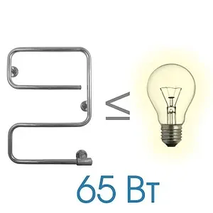 Полотенцесушитель электрический E-образный Energy E-G2 полированная сталь, 4