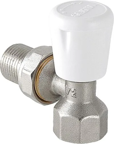 Вентиль регулирующий угловой ½" в/н Valtec VT.017.N.04