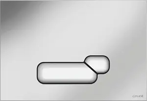 Клавиша смыва для унитаза Cersanit Actis P-BU-ACT/Cm хром матовый, 1