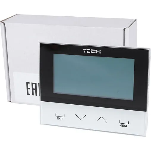 Проводной комнатный двухпозиционный регулятор котла TECH ST-292 v3 белый WG.11.0432