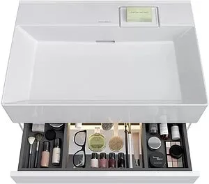 Тумба-умывальник подвесная Kerama Marazzi Logica 70 белоснежный LOG.70.2\WHT+LO.wb.70.1 Тумба-умывальник подвесная Kerama Marazzi Logica 70 белоснежный LOG.70.2\WHT+LO.wb.70.1, 3