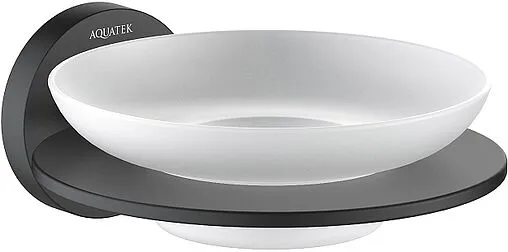 Мыльница Aquatek Оберон чёрный матовый AQ4203MB