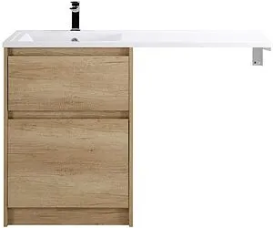 Тумба-умывальник напольная над стиральной машиной BelBagno KRAFT-LVD 120 Rovere Nebrasca Nature KRAFT-LVD-580/1200-2C-PIA-RNN+, 1