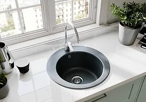 Мойка кухонная Aquaton Иверия 48 графит 1A711032IV210 Мойка кухонная Aquaton Иверия 48 графит 1A711032IV210, 4