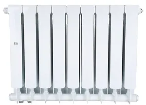 Радиатор биметаллический 9 секций нижнее правое подключение Stout Space 500 SRB-0320-050009 Радиатор биметаллический 9 секций нижнее правое подключение Stout Space 500 SRB-0320-050009, 4