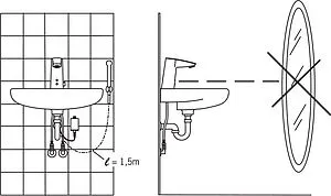 Смеситель для раковины с гигиеническим душем Oras Cubista хром 2816F Смеситель для раковины с гигиеническим душем Oras Cubista хром 2816F, 4