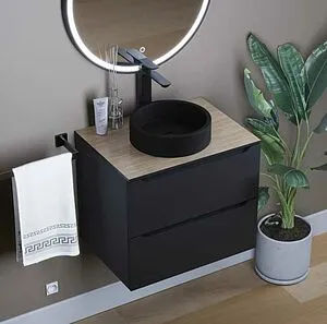 Раковина Uperwood UPD Round черный матовый 291020316 Раковина Uperwood UPD Round черный матовый 291020316, 3