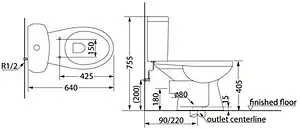 Унитаз-компакт Creo Ceramique Project белый PR1002S+PR1005D+PR1001S Унитаз-компакт Creo Ceramique Project белый PR1002S+PR1005D+PR1001S, 2