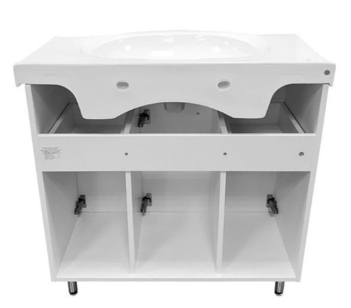 Тумба-умывальник напольная Comforty Сочи 85 белый