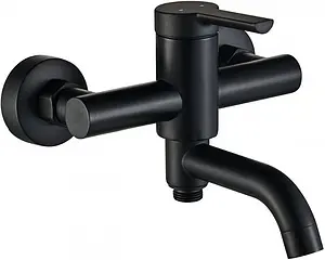 Смеситель для ванны Swedbe Diana чёрный матовый 1030В Смеситель для ванны Swedbe Diana чёрный матовый 1030В, 1