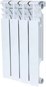 Радиатор биметаллический 4 секции Rommer Plus Bm 500 RBM-3210-050004, 1