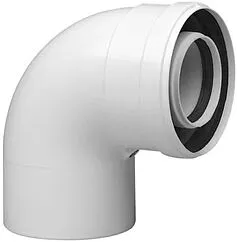 Колено для дымохода Ø 60/100мм ∠ 90° (Al) Bosch 7736995079