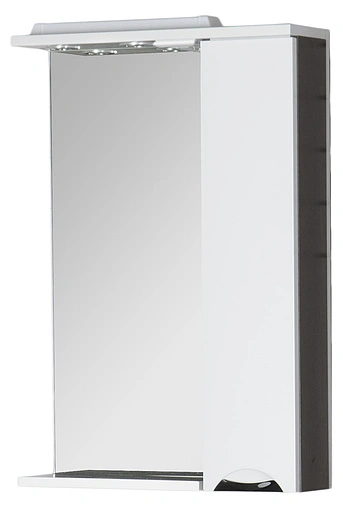 Шкаф-зеркало Aquanet Гретта 60 R белый/венге 00173994