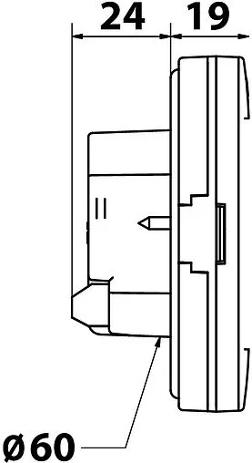 Проводной комнатный регулятор котла с коммуникацией OpenTherm TECH ST-2801 WiFi черный WG.11.0350