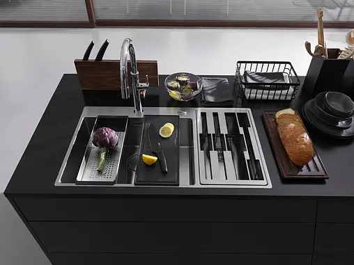 Мойка кухонная Franke Box Center BWX 220-54-27 TL L нержавеющая сталь 127.0538.260