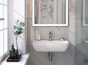 Раковина Kerama Marazzi Plaza 55 белый PLR.wb.55.02 Раковина Kerama Marazzi Plaza 55 белый PLR.wb.55.02, 3