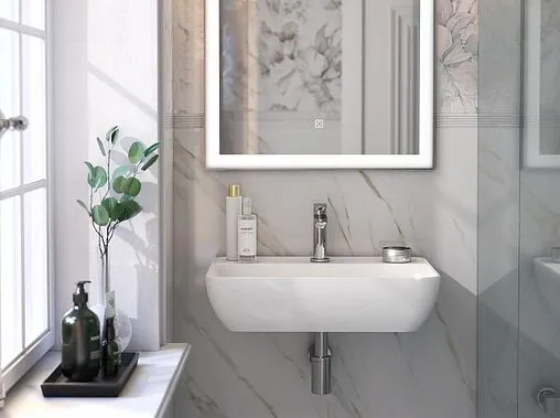 Раковина Kerama Marazzi Plaza 55 белый PLR.wb.55.02 Раковина Kerama Marazzi Plaza 55 белый PLR.wb.55.02