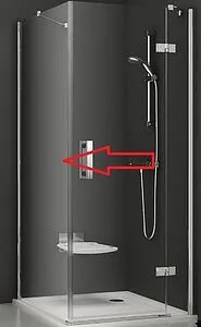 Боковая стенка 800мм прозрачное стекло Ravak SmartLine SMPS-80 L 9SL40A00Z1, 1