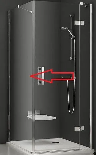 Боковая стенка 800мм прозрачное стекло Ravak SmartLine SMPS-80 L 9SL40A00Z1