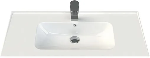 Раковина CeraStyle Frame 100 белый 031400-u