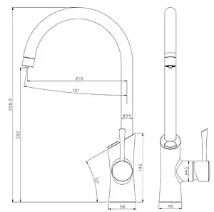 Смеситель для кухни с подключением к фильтру Lemark Comfort хром LM3072C Смеситель для кухни с подключением к фильтру Lemark Comfort хром LM3072C, 2