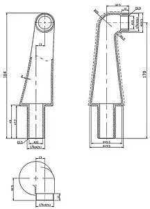 Переходник угловой для смесителя на край ванны Lemark хром LM8558CR, 2