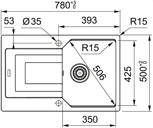 Мойка кухонная Franke Urban UBG 611-78 миндаль 114.0595.350