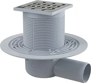 Трап горизонтальный Set AlcaPlast 100x100мм APV102 Трап горизонтальный Set AlcaPlast 100x100мм APV102, 1