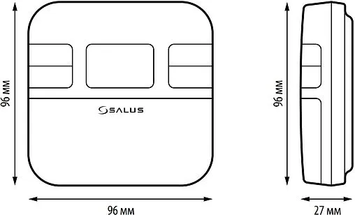 Беспроводной комнатный терморегулятор Salus Standard белый RT310TX