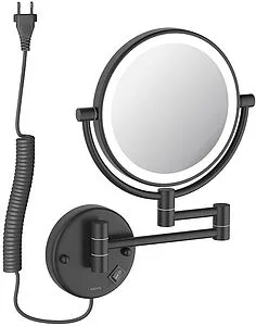 Косметическое зеркало Aquatek чёрный матовый AQ4915MB, 1