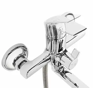 Смеситель для ванны с длинным изливом Milardo Nelson хром NELSBLCM10 Смеситель для ванны с длинным изливом Milardo Nelson хром NELSBLCM10, 5