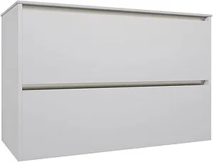 Тумба-умывальник подвесная Allen Brau Activity 100 белый/олива браш 1.34014.WM+, 1