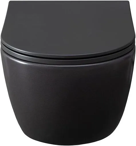 Унитаз подвесной безободковый Allen Brau Priority антрацит 4.31001.AN