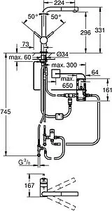 Смеситель для кухни с выдвижным изливом Grohe Minta Touch хром 31360DC1 Смеситель для кухни с выдвижным изливом Grohe Minta Touch хром 31360DC1, 2