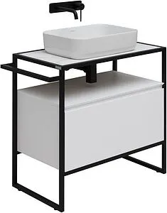 Тумба под умывальник напольная Allen Brau Priority 80 белый 1.31002.WM Тумба под умывальник напольная Allen Brau Priority 80 белый 1.31002.WM, 1