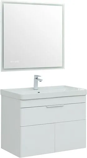 Тумба под умывальник Aquanet Ирис new 81.5 белый глянец 00310150