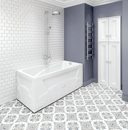 Панель для ванны фронтальная Radomir Фелиция 160 скандинавский стиль белый 2-21-0-0-9-204