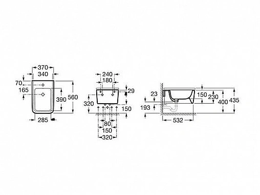 Крышка для биде с микролифтом Roca Inspira Square белый 80653200B