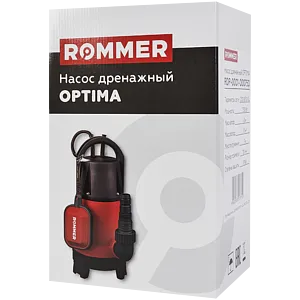 Насос дренажный Q=13м³/ч H=8м Rommer OPTIMA RDP-0001-000750 Насос дренажный Q=13м³/ч H=8м Rommer OPTIMA RDP-0001-000750, 4