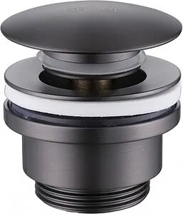 Выпуск автоматический для раковины Abber BEQUEM никель AF0011NG Выпуск автоматический для раковины Abber BEQUEM никель AF0011NG, 1