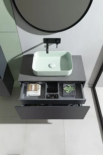 Тумба под умывальник подвесная Allen Brau Infinity 85 антрацит 1.21002.AM