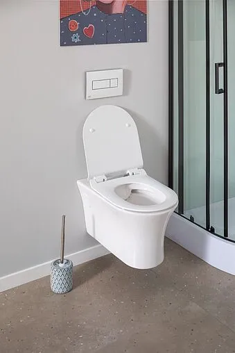 Унитаз подвесной безободковый Aquanet Roll Rimless белый Roll-W Унитаз подвесной безободковый Aquanet Roll Rimless белый Roll-W